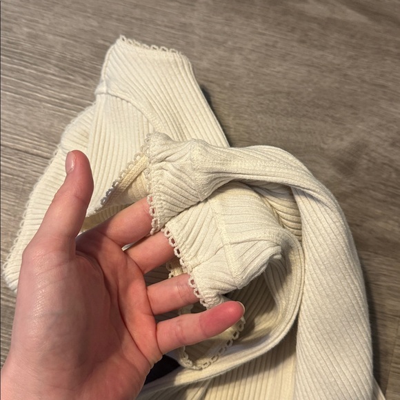 Free People Intimately Most Wanted Cardigan Tee — Ivory - Picture 6 of 8